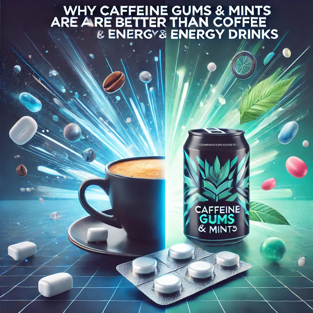 Why Caffeine Gums and Mints Are Better Energy Alternatives to Coffee and Energy Drinks?