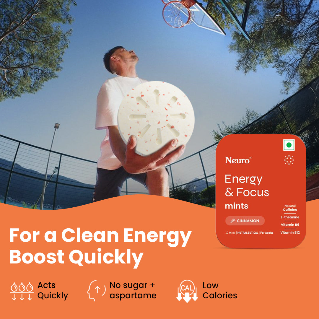 Neuro Energy & Focus Caffeine Mints - Cinnamon