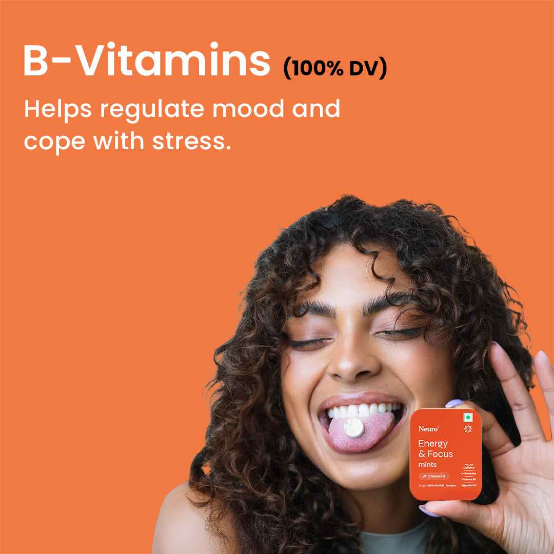 Neuro Energy & Focus Caffeine Mints - Cinnamon