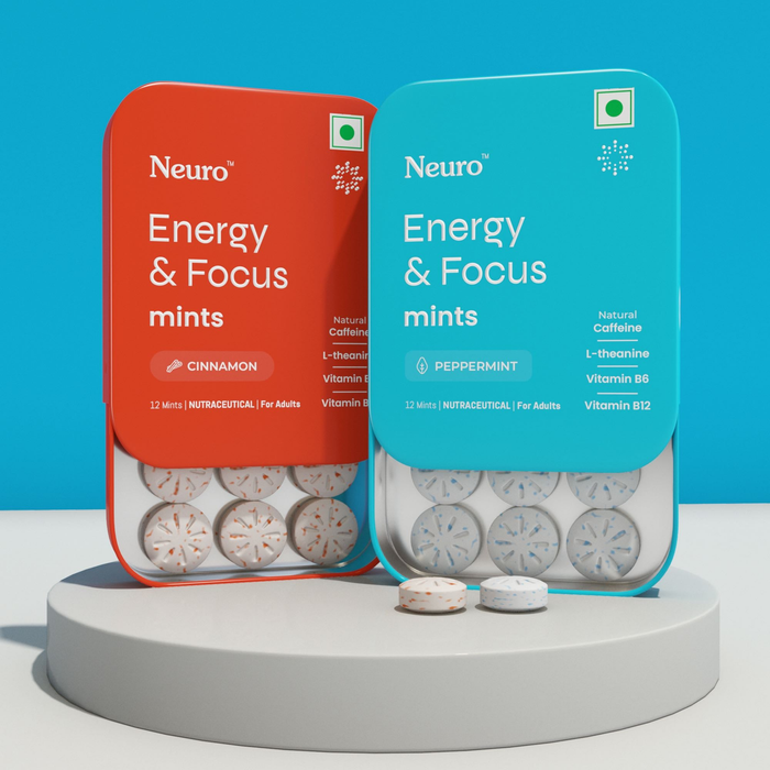Neuro Energy & Focus Caffeine Mints - Cinnamon – Neurogum India
