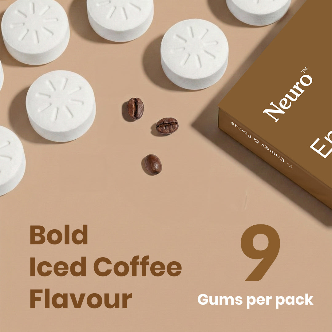 Neuro Energy & Focus Caffeine Gums - Iced Coffee