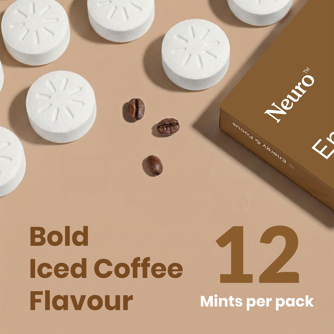 Neuro Energy & Focus Caffeine Mints (Pack of 2) - Iced Coffee