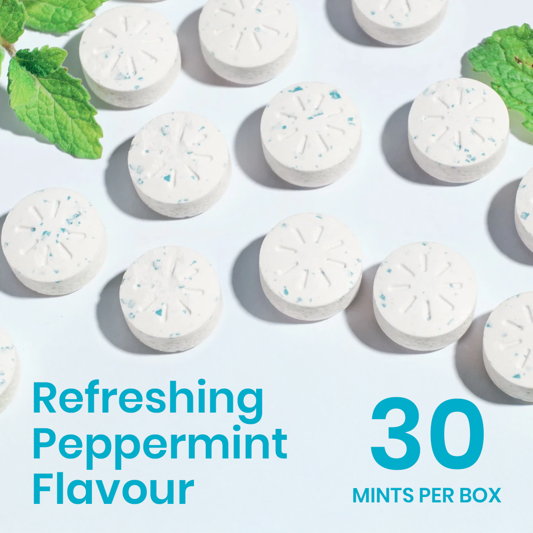 NeuroGum Energy Caffeine Mints - Peppermint (30 Pieces: 15 X 2 mint sachets)
