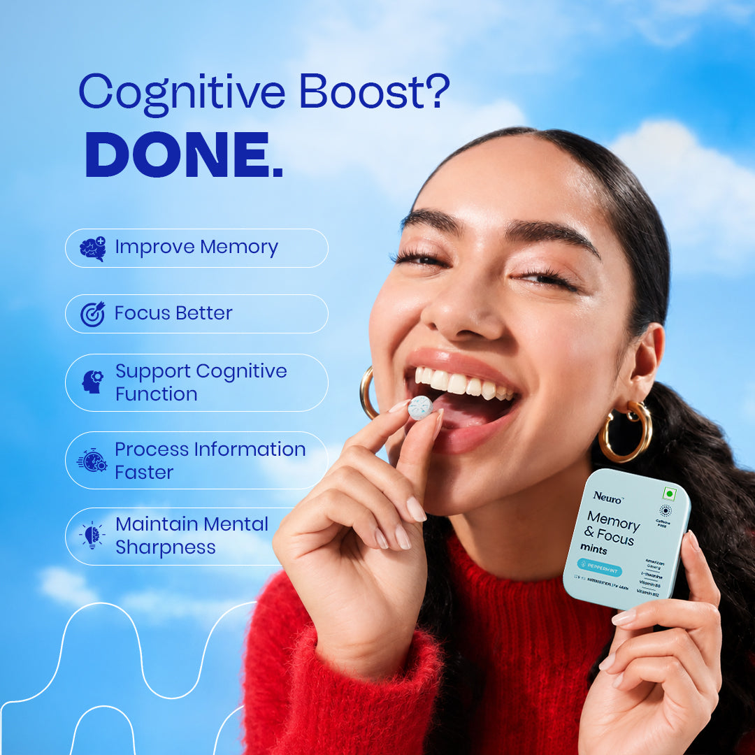 Neuro Memory & Focus Caffeine Mints - Peppermint