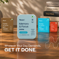 Neuro Memory & Focus Mints Sachets - Peppermint - Pack of 2