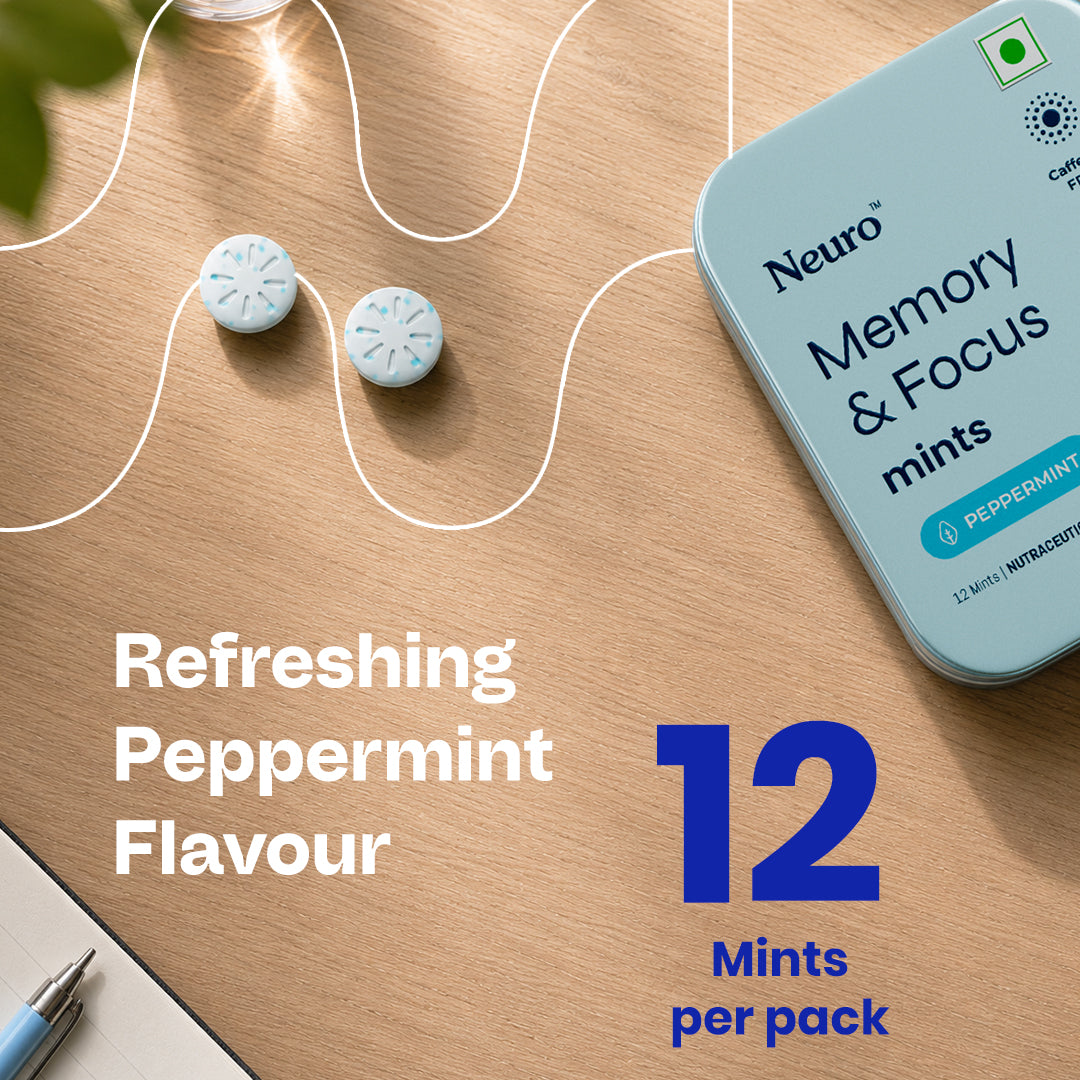 Neuro Memory & Focus Caffeine Mints - Peppermint