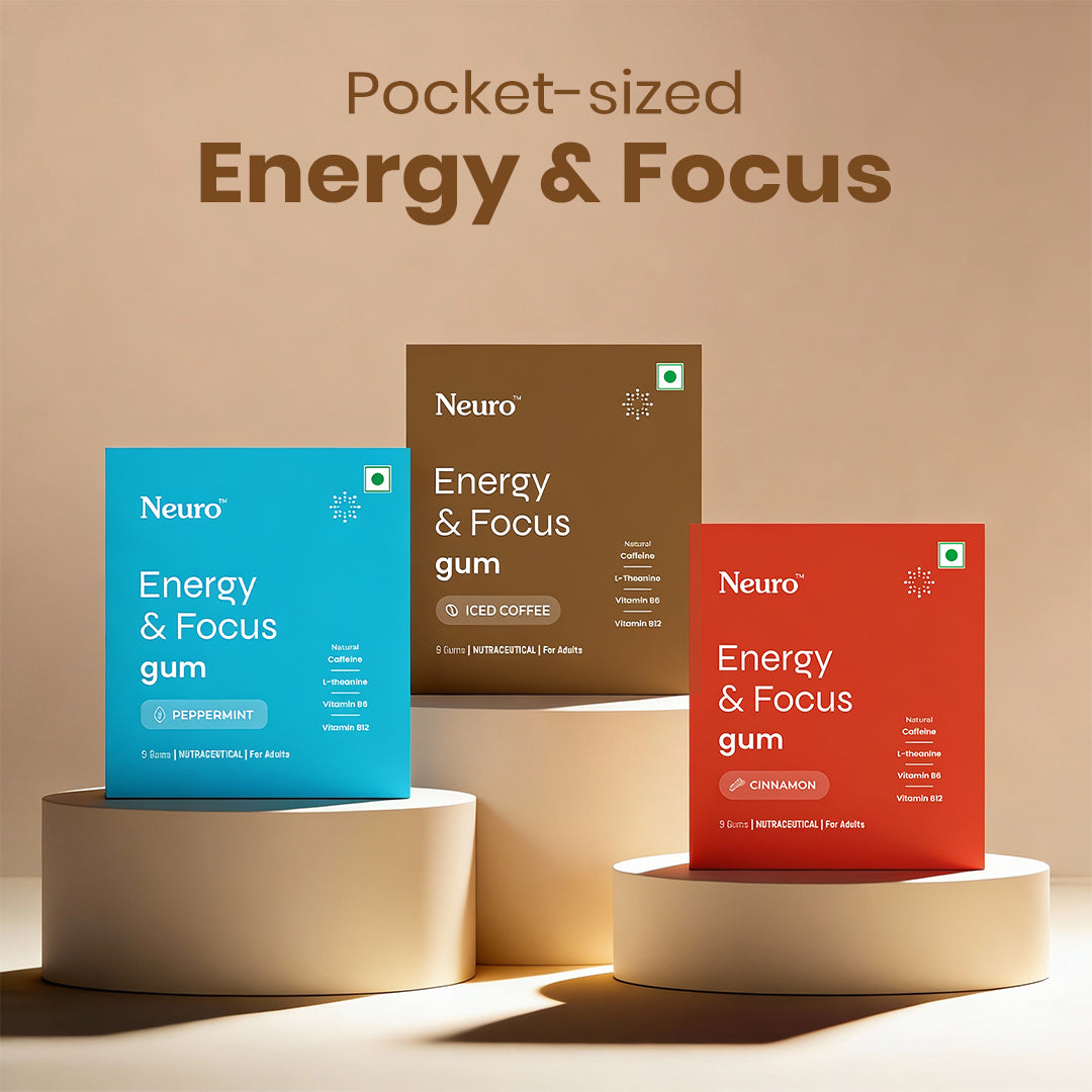 Neuro Energy & Focus Caffeine Gums - Iced Coffee