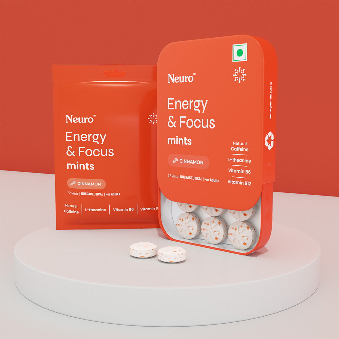 Neuro Energy & Focus Caffeine Mints - Cinnamon