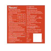 Neuro Caffeine Gums - Cinnamon (30 Pieces: 15 X 2 gum sachets) - Pack of 1