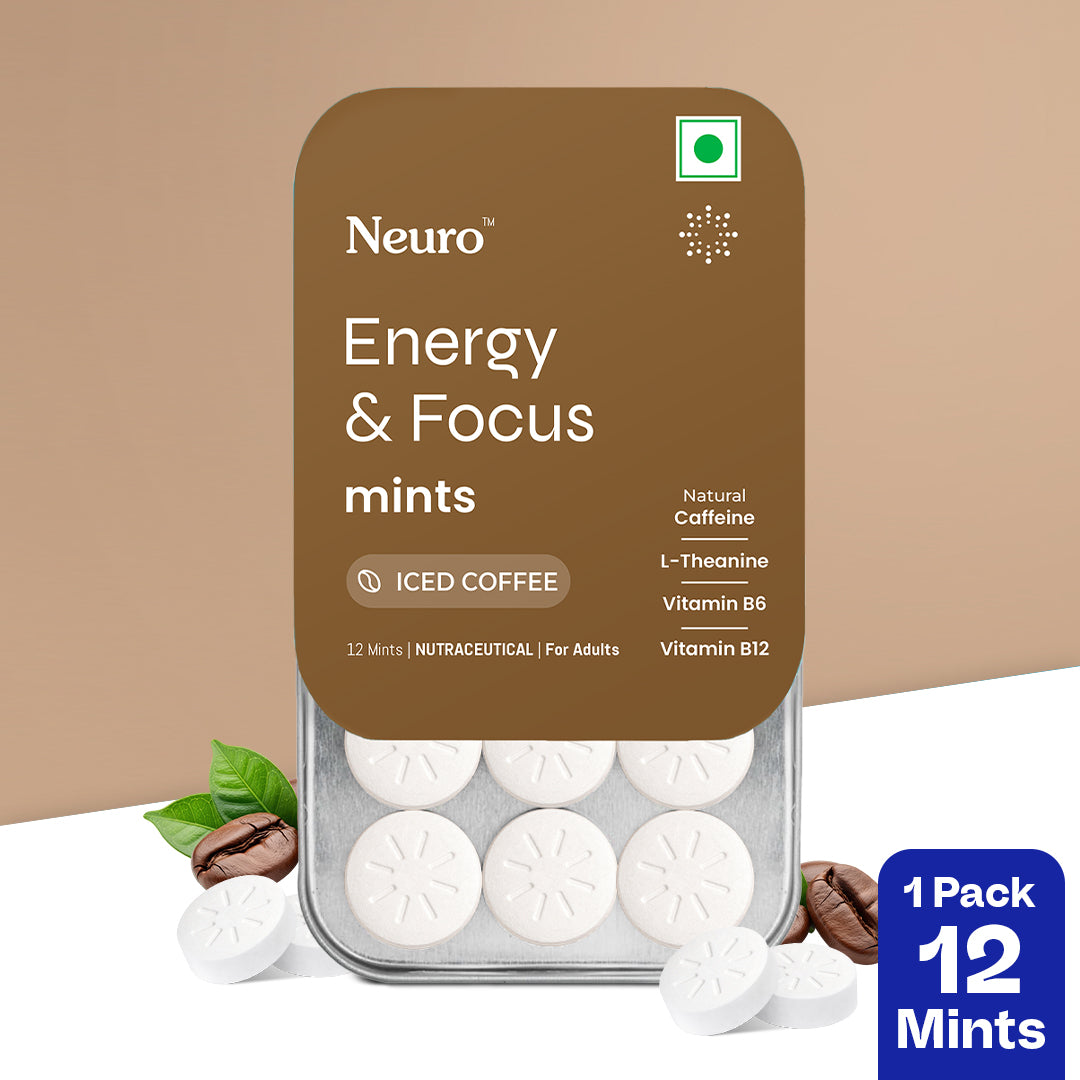 Neuro Energy & Focus Caffeine Mints- Iced Coffee