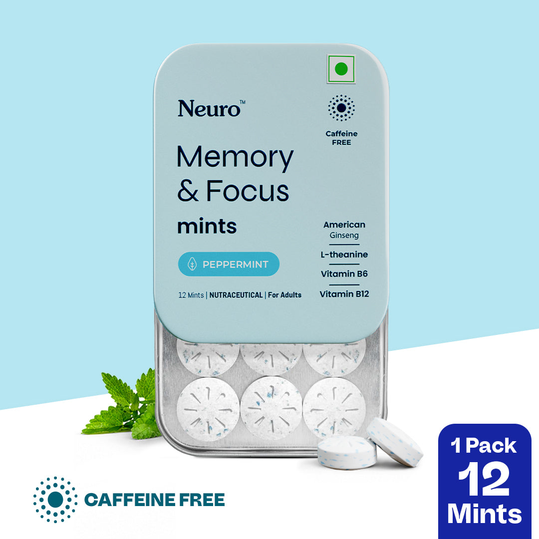 Neuro Memory & Focus Caffeine Free Mints - Peppermint
