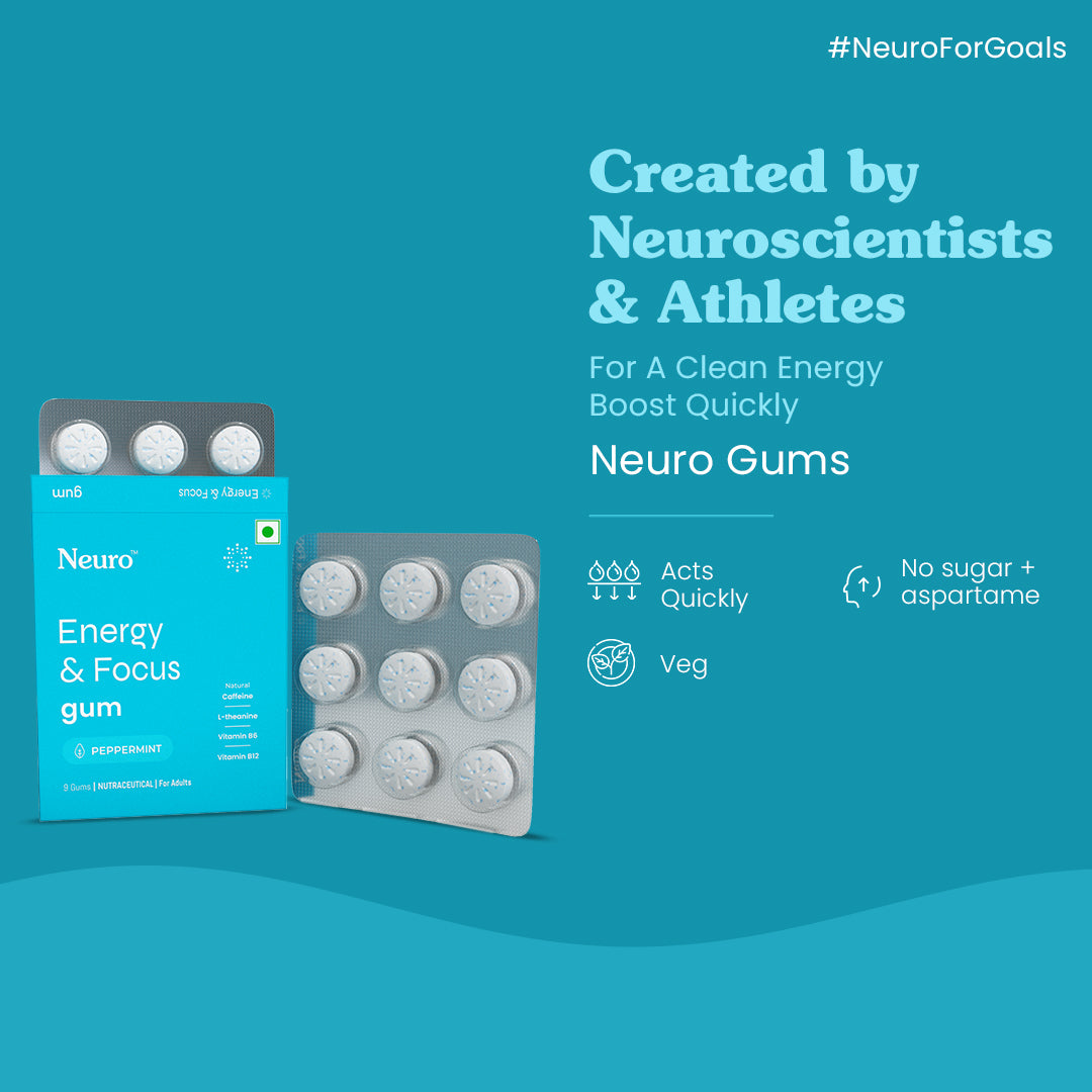 Shop Neurogum Energy & Focus Caffeine Gums & Mints – Neurogum India