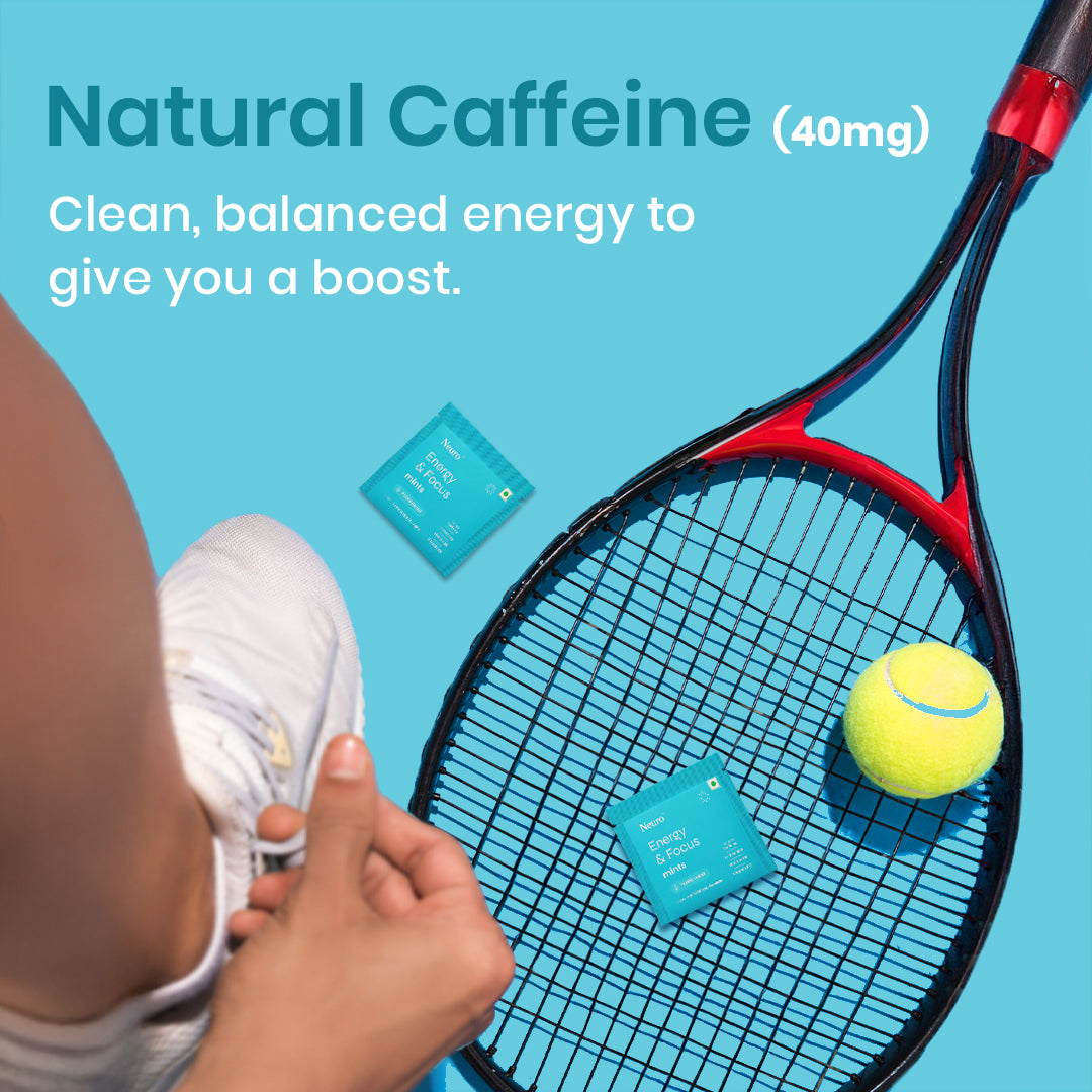 NeuroGum Energy Caffeine Mints - Peppermint (30 Pieces: 15 X 2 mint sachets)