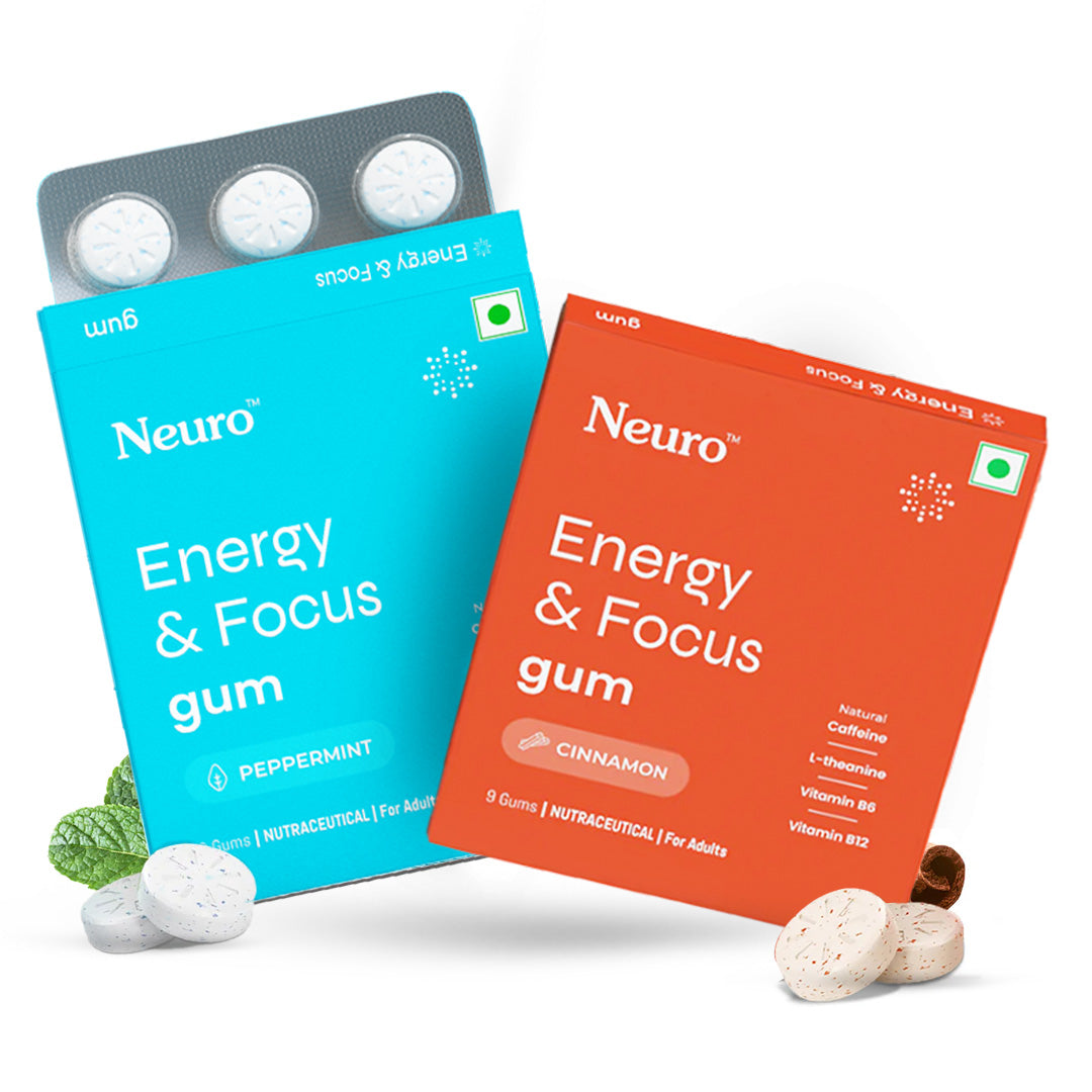 Neuro Energy Gums (Pack of 1) - Cinnamon & Peppermint